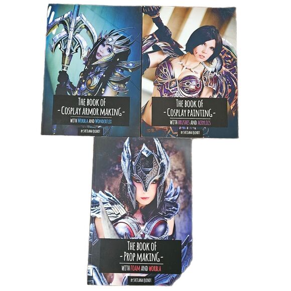 The Books Of Cosplay Armor,Painting,Prop Making Parts 1,2,& 3 By Svetlana Quindt - Picture 1 of 14